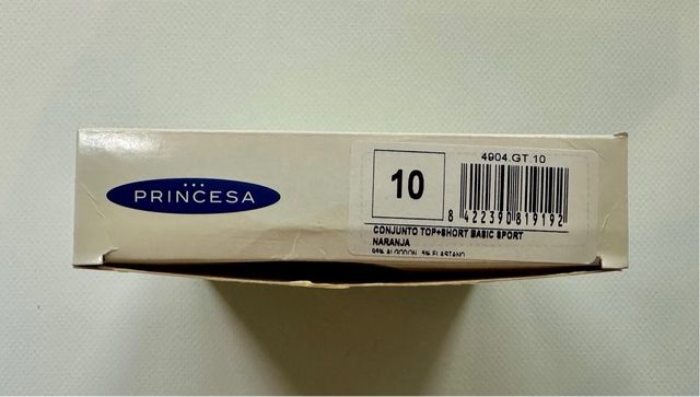 Conjunto niña Top+Short Basic Sport Talla 10