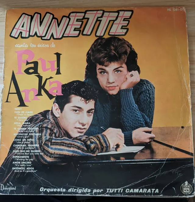 Disco vinilo.  Paul Anka