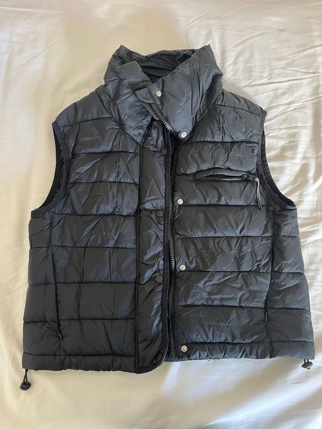 Chaleco acolchado Zara negro