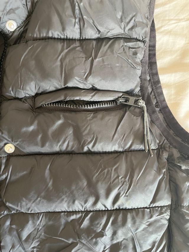 Chaleco acolchado Zara negro