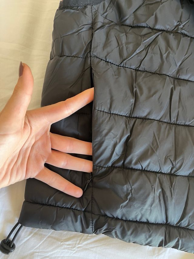 Chaleco acolchado Zara negro