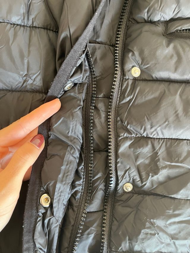 Chaleco acolchado Zara negro