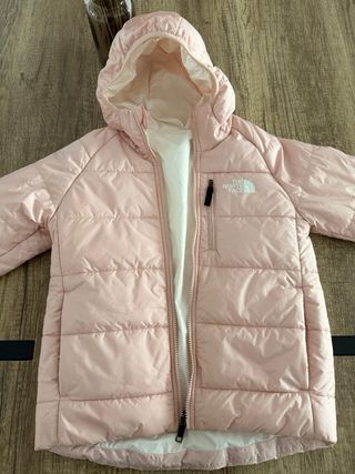 Chaqueta Niña Reversible North Face Rosa/Blanca