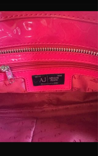Borsa Armani Jeans grande fucsia
