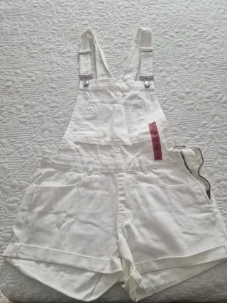 Peto corto blanco Pull&Bear Talla M