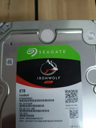 Disco Duro Seagate IronWolf 8TB NAS 3.5