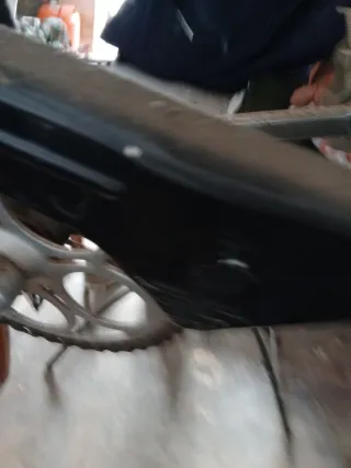 Bicicleta Clásica Negra.y frenos de varilla.