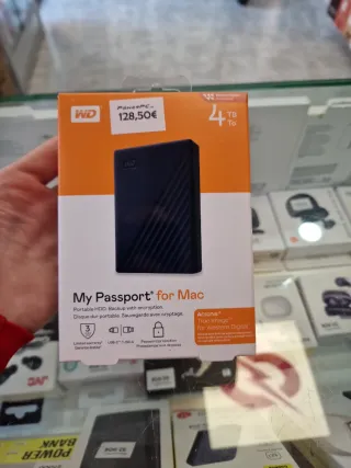 Disco Duro WD My Passport 4TB para Mac