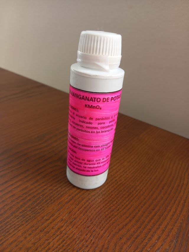 Permanganato de Potasio KMnO4 (12 g/l) Acuario