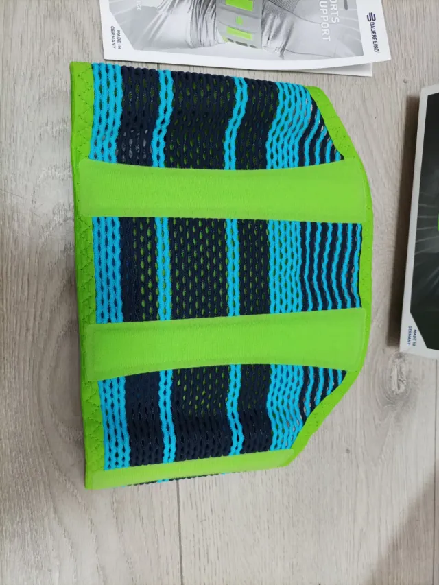 Bauerfeind Venda deportiva de espalda XS Turquesa