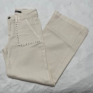 Pantalón vaquero beige NOON talla M