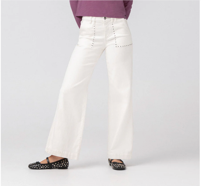 Pantalón vaquero beige NOON talla M