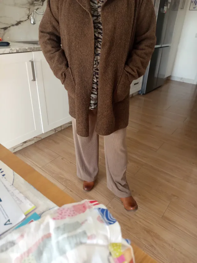 Abrigo Marrón Mujer