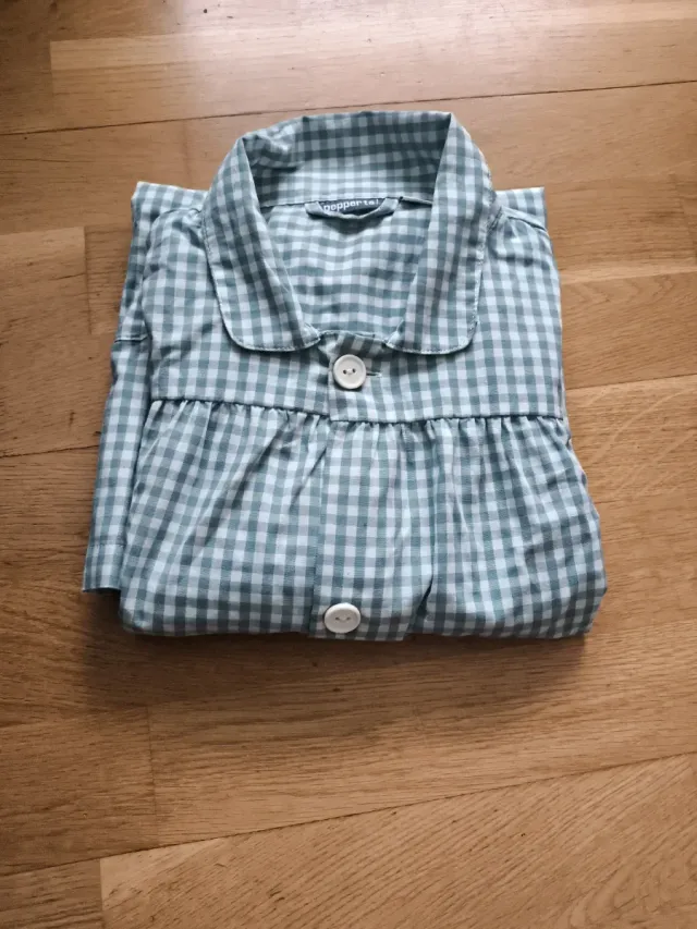 Conjunto colegial cuadros 8-10 años