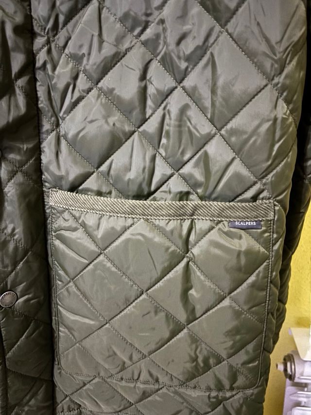 Chaqueta Scalpers acolchada verde