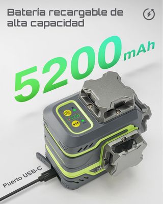 Nivel Láser Verde LasGoo LG-3DM Autonivelante