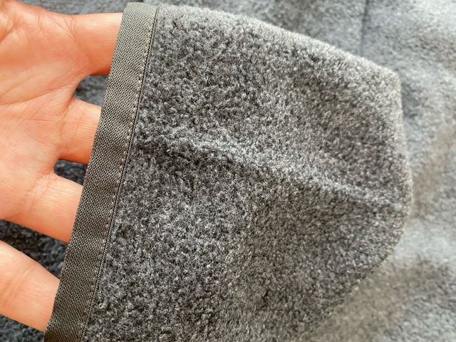 Chaqueta polar gris 1/4 cremallera