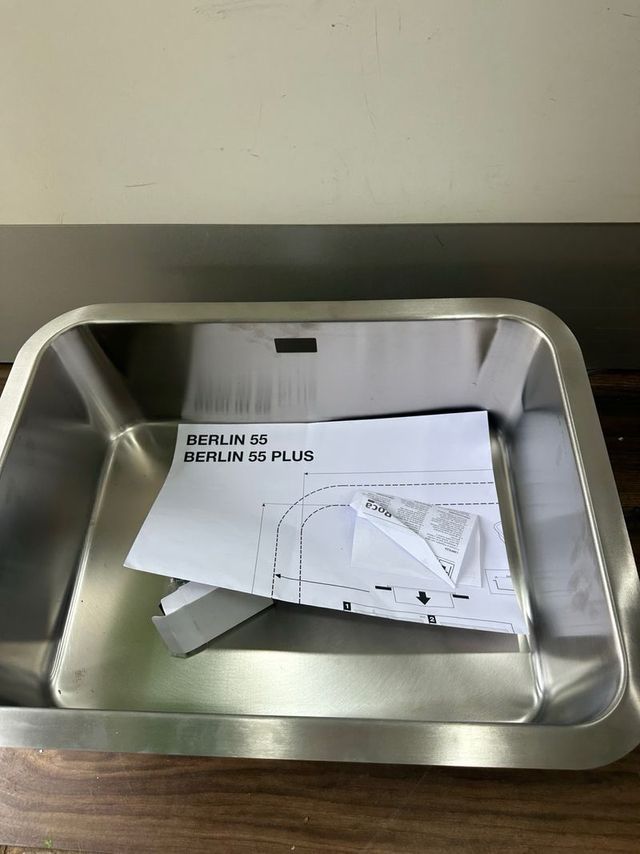 Lavatório de 1 Cuba de Aço Inoxidável Roca