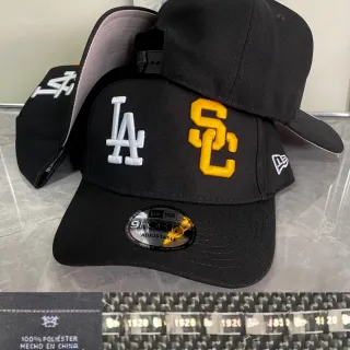 Gorra New Era Los Ángeles SC Negra y Dorada