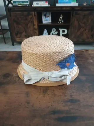 Sombrero Emporio Armani Beige/Azul