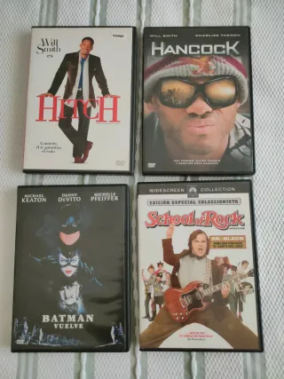 Lote 6 Películas DVD y Blu-ray