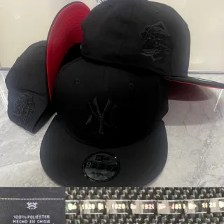 Gorra New Era New York Yankess Negra Roja