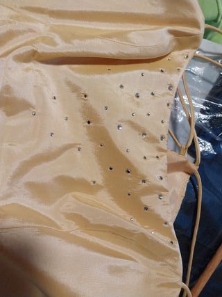 Vestido de fiesta amarillo talla 44