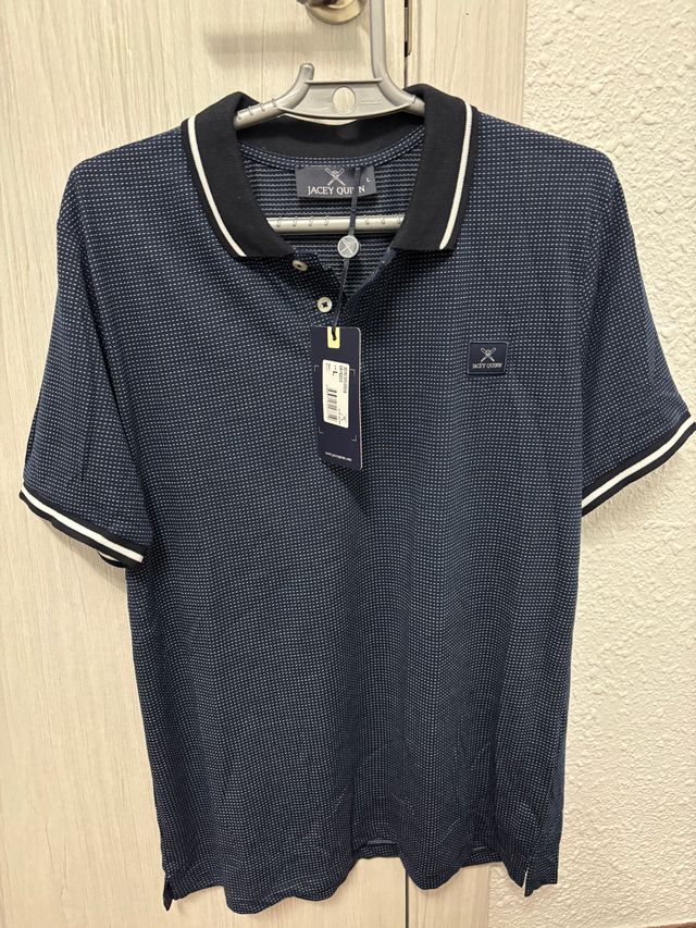 Polo Jacey Quinn Azul Talla L