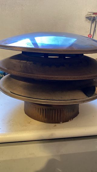 Caperuza/Capuchón para chimenea 200mm