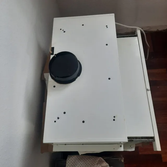 Campana extractora blanca