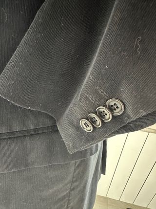 Blazer de pana negro