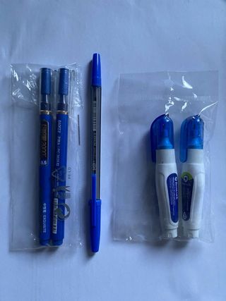 Bolígrafos gel BAOKE, boligrafo MP y correctores