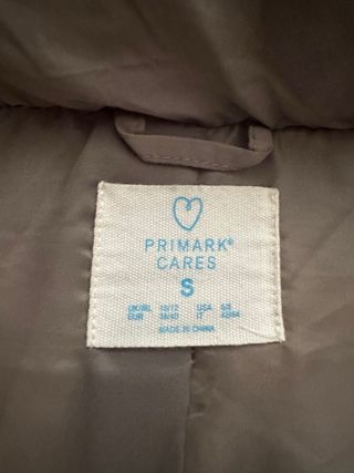 Abrigo de plumas gris mujer