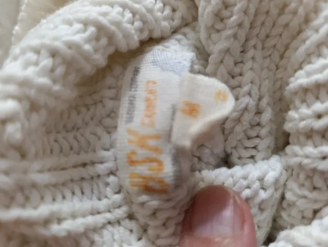 Jersey blanco tejido