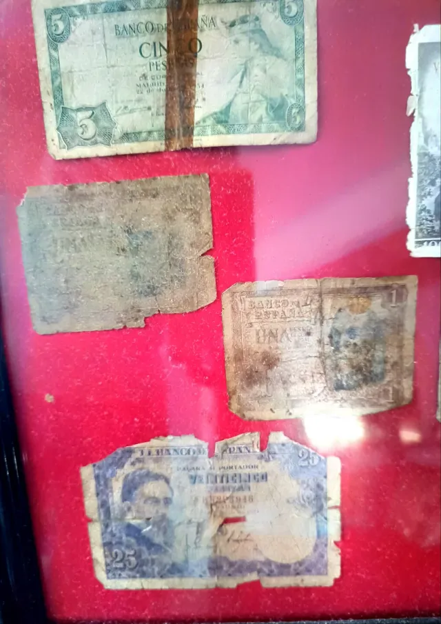 Cuadro Colección Billetes Antiguos Españoles