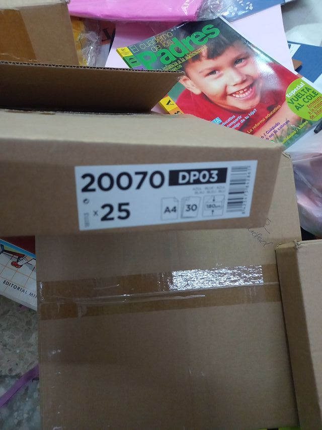 Lote 75 Carpetas Dossier A4 Liderpapel