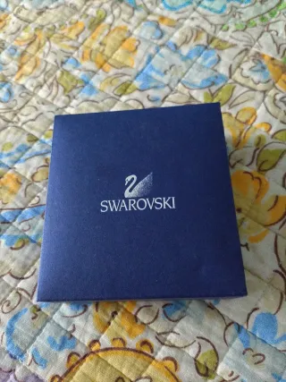 Conjunto Swarovski Collar y Pendientes Rosa