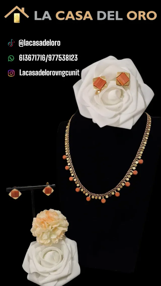 Conjunto oro 18kt -C1621-OC2/C1622-OC1-