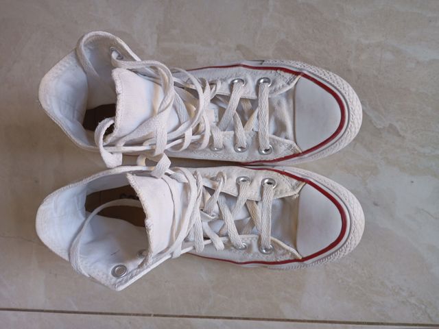Botas Converse Talla 36 Blancas