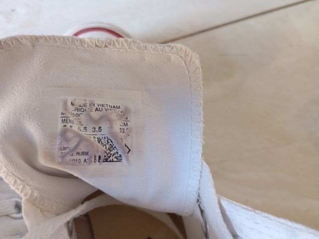 Botas Converse Talla 36 Blancas