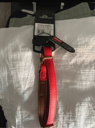 Collare Zolux per cane rosso e oro