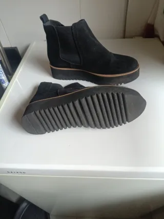 Botas Chelsea Negras Mujer
