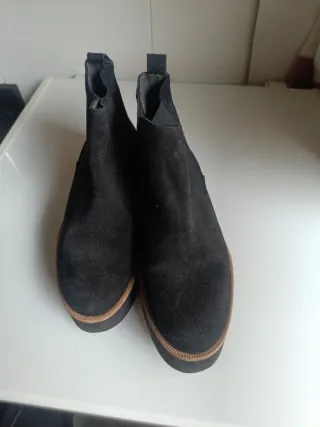 Botas Chelsea Negras Mujer