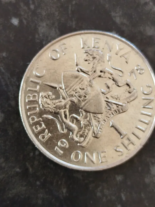 Moneda de Kenia 1 Shilling 1978