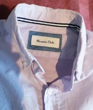 Camisa rosa Massimo Dutti hombre