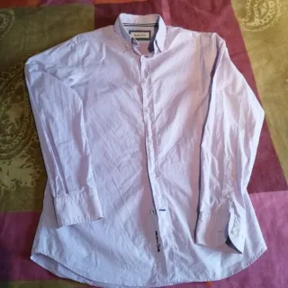 Camisa rosa Massimo Dutti hombre