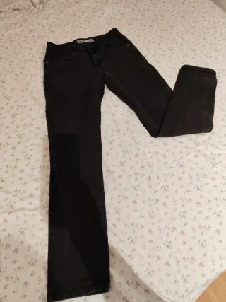 Vaqueros Slim Talla S Gris