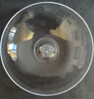 Magnífica fuente en cristal VERSACE ROSENTHAL