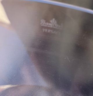 Magnífica fuente en cristal VERSACE ROSENTHAL