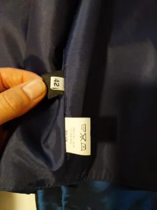 Vestido azul talla 40 y chaqueta talla 42